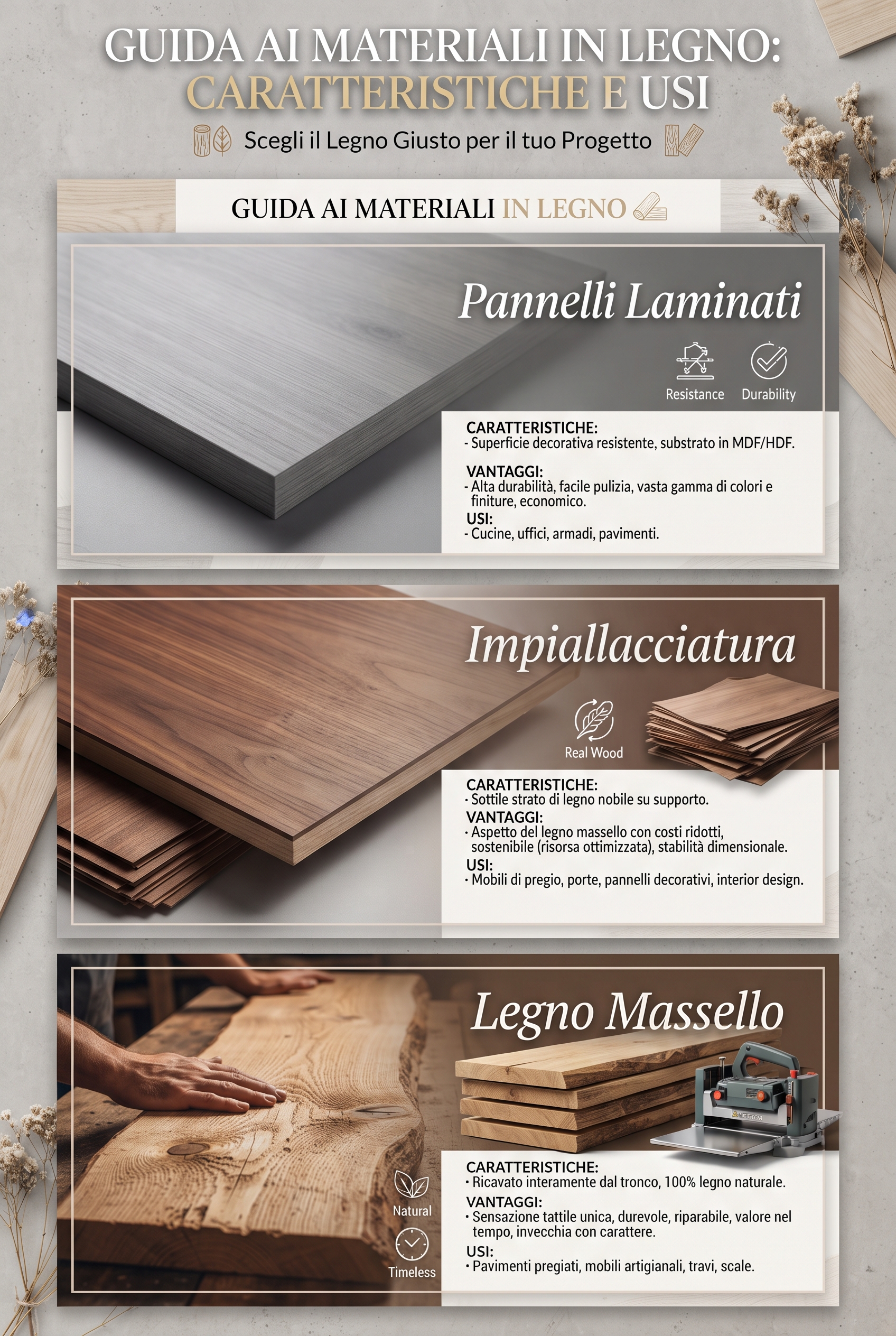 Lavorazione artigianale del legno nel laboratorio LP Ambientazioni a Fermo
